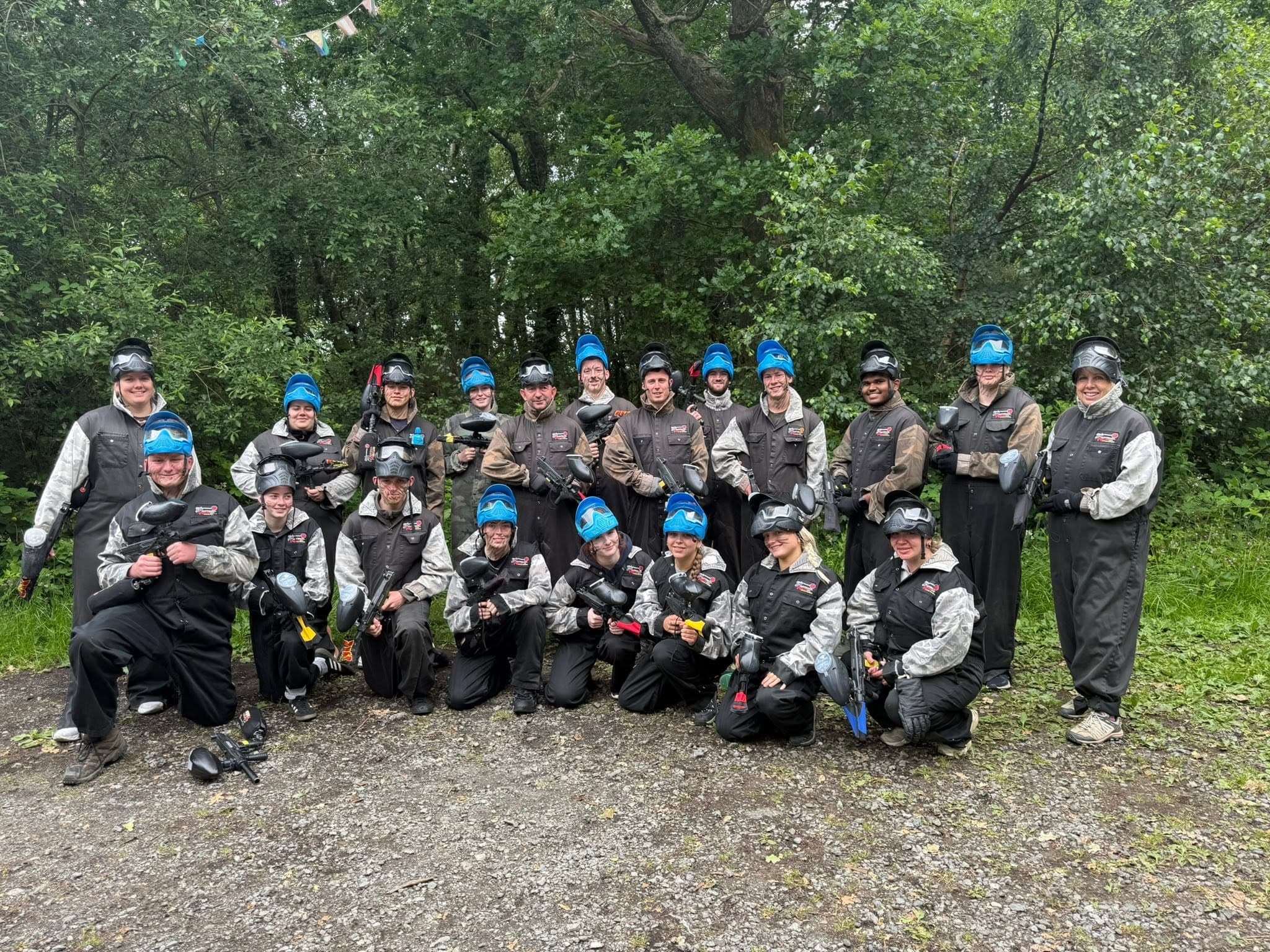 Team building paintball day in Snowdonia